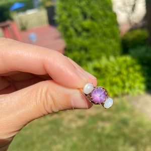 Star sapphire ring